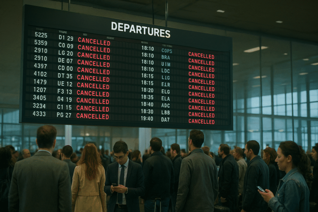 US Ready to Ground 20% of Flights If Shutdown Continues