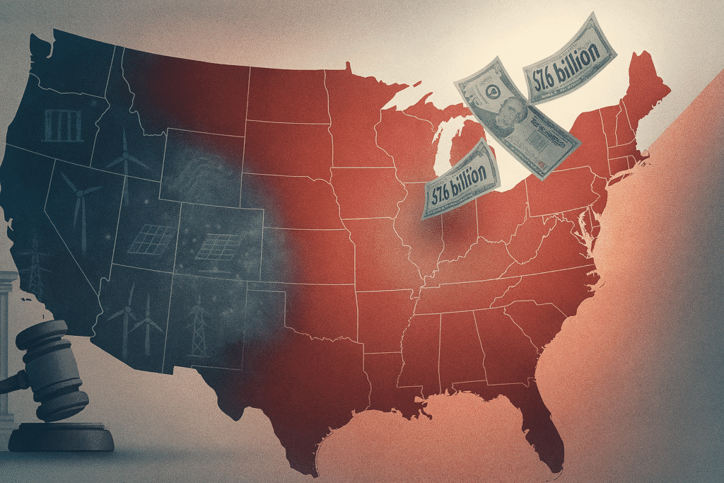 Trump Accused of Punishing Blue States Over Energy Cash