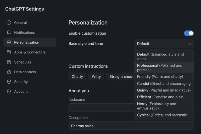 I Tested ChatGPT-5.1's 7 Personalities 2 Won My Heart
