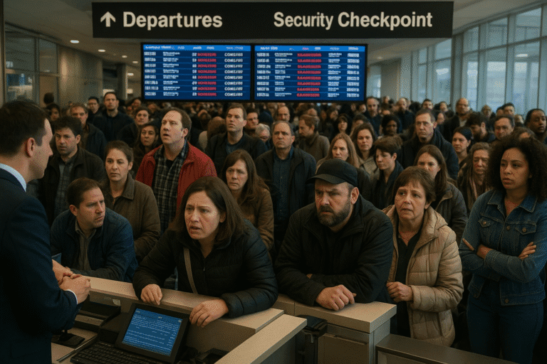 US Airports Slashed 10% of Flights Amid Shutdown