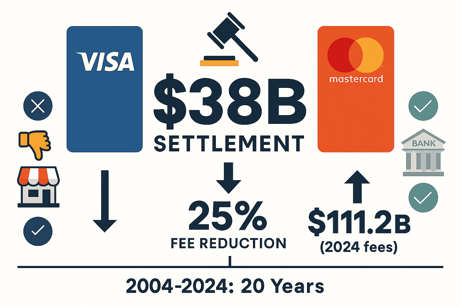 Visa, Mastercard $38B Fee Deal Sparks Fierce Revolt
