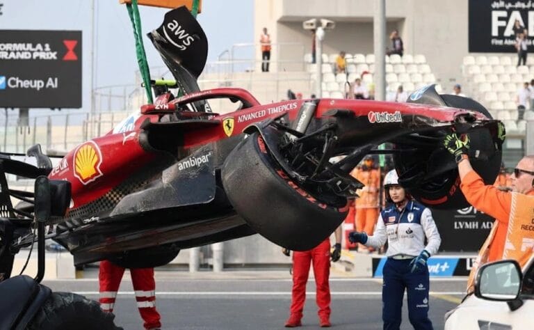 Hamilton Crashes as Russell Denies Norris Glory